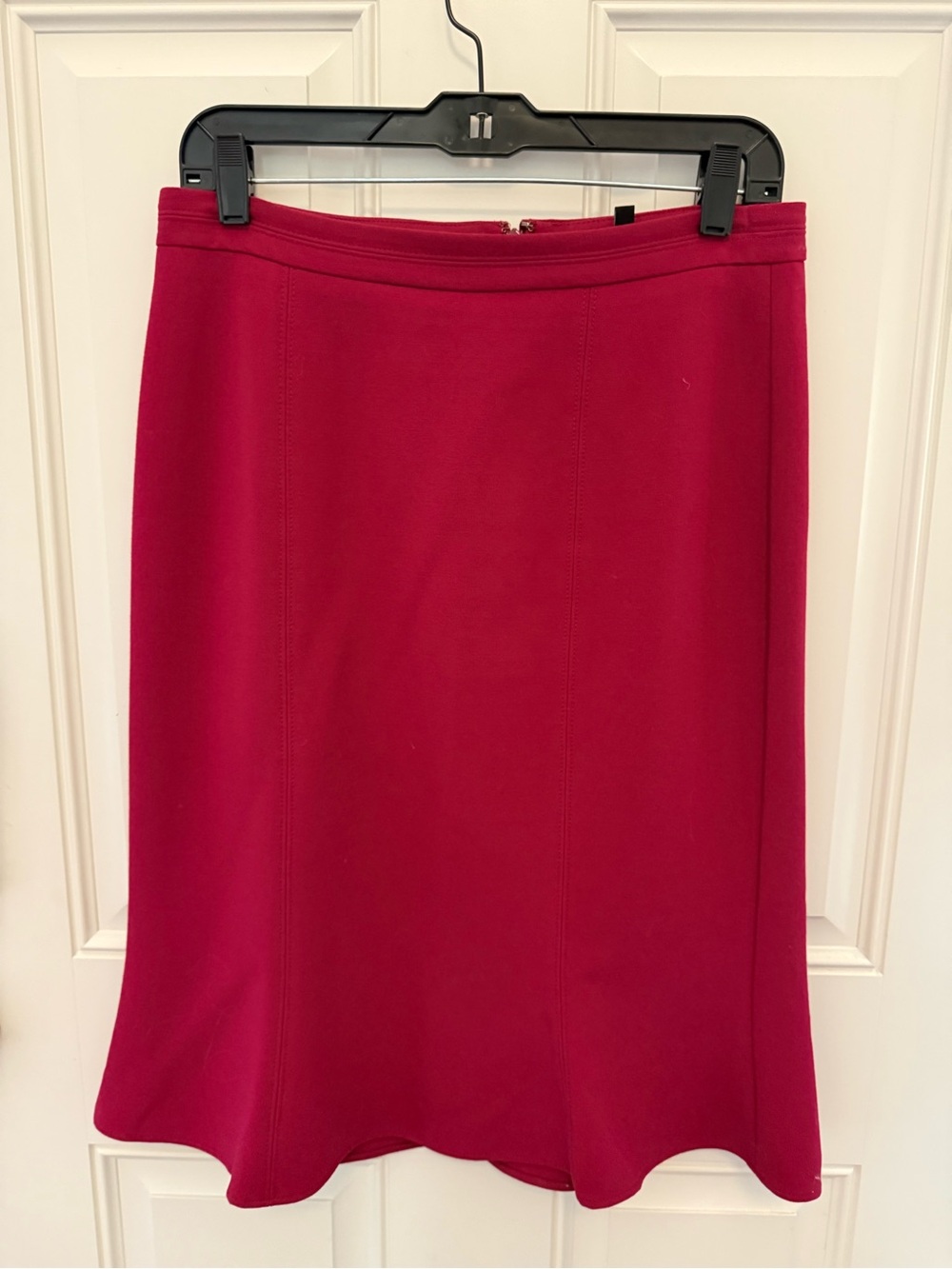 White House Black Market Raspberry A-Line Skirt